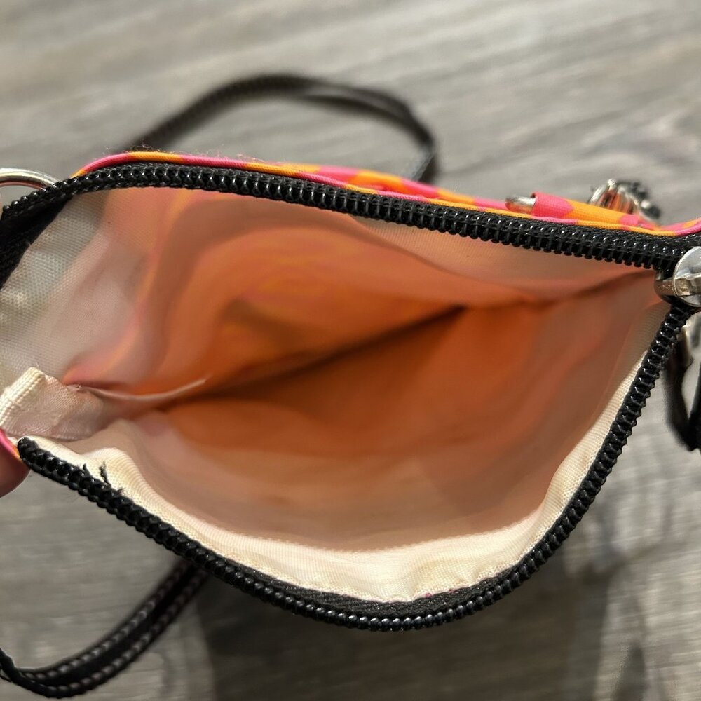 Scout Sally Go Lightly Crossbody Bag Coated Cotton Water Resistant Pink Orange - Picture 8 of 11